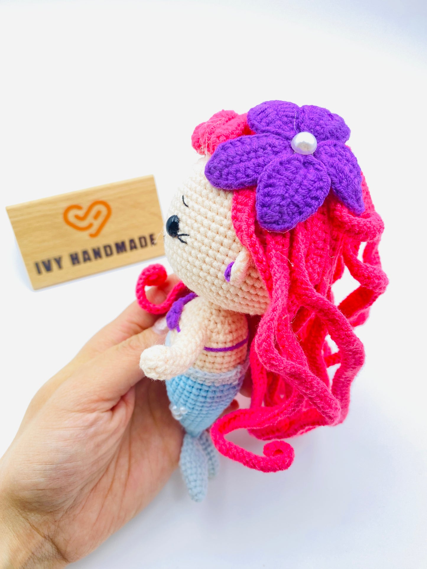 Red Hair MermaidHandmade Crochet