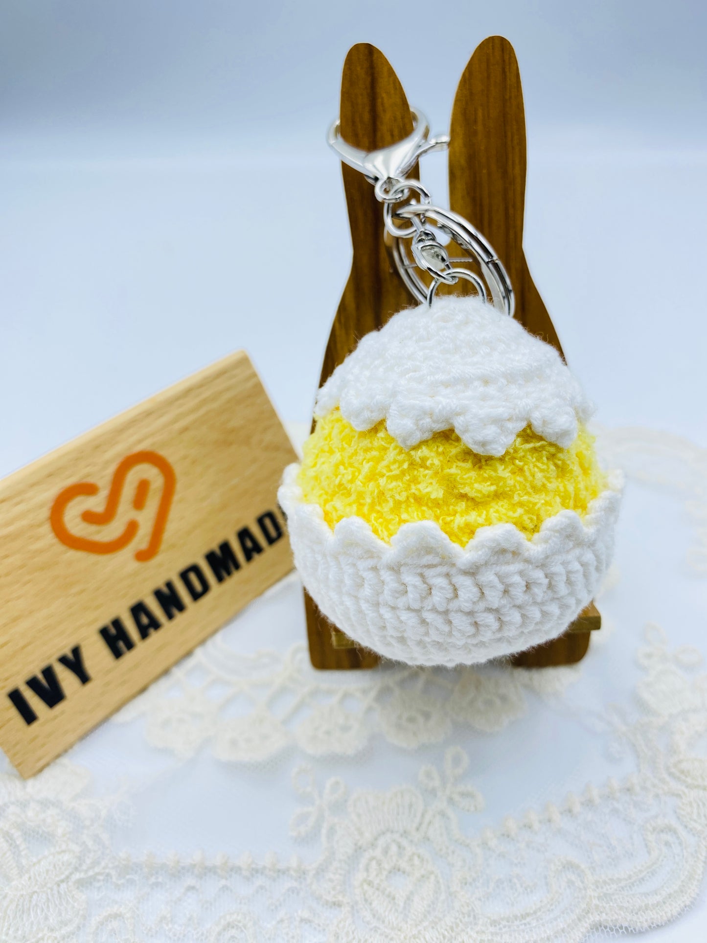 Eggy /Littlechick/Key Chain-Handmade Crochet