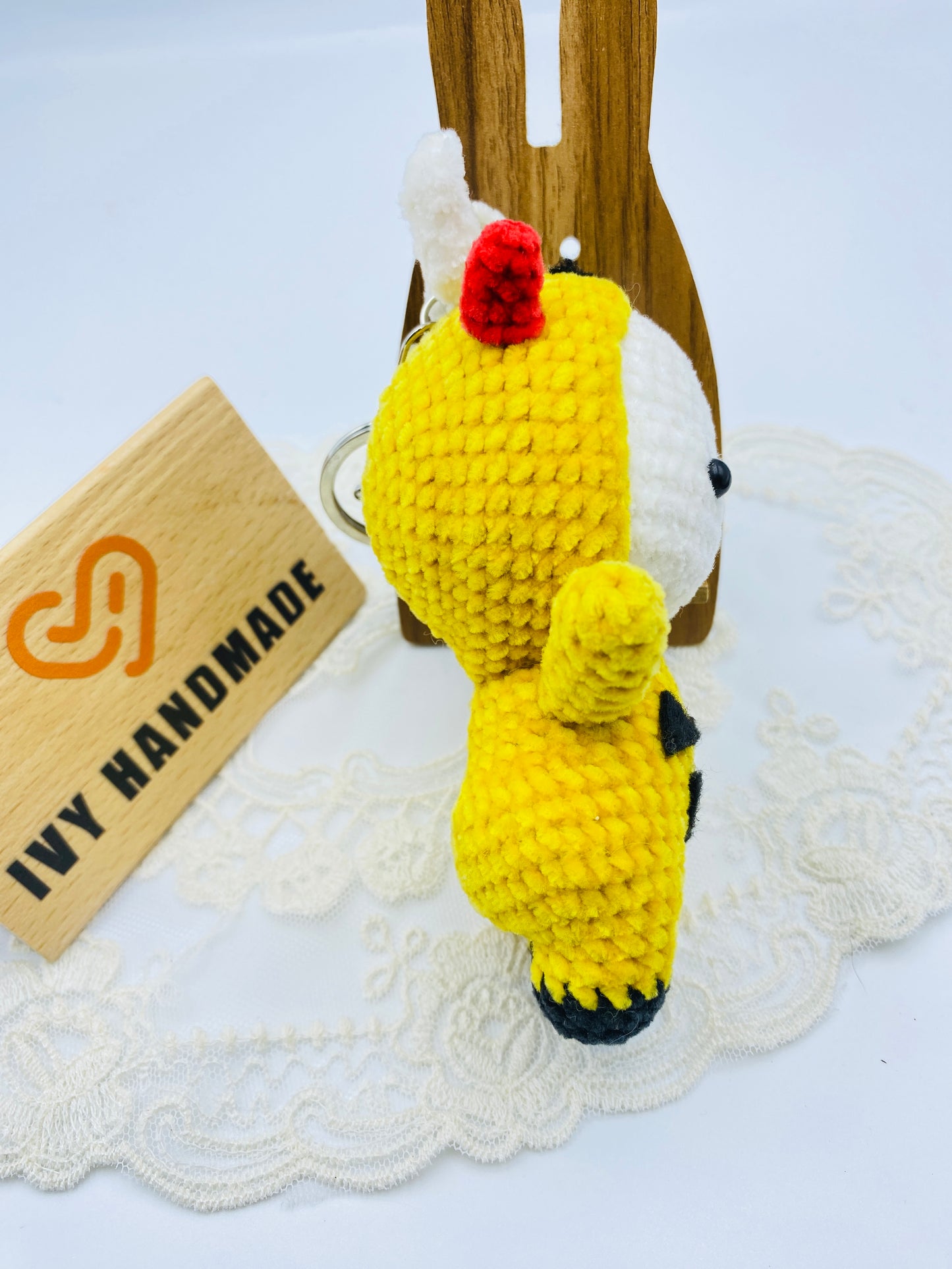 Halloween Bunny/Key Chain-Handmade Crochet
