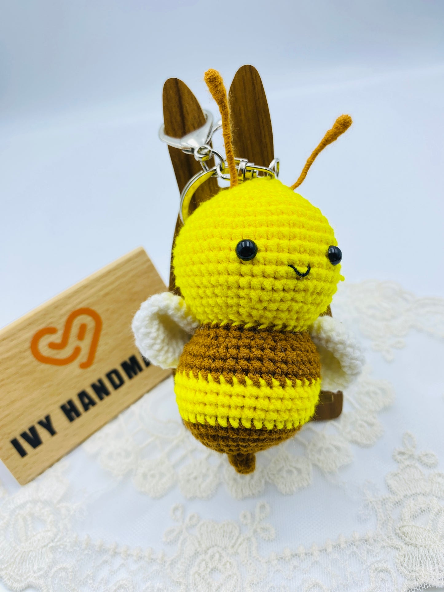 Bee /Key Chain-Handmade Crochet