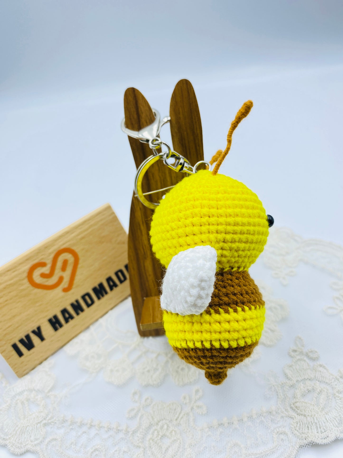 Bee /Key Chain-Handmade Crochet