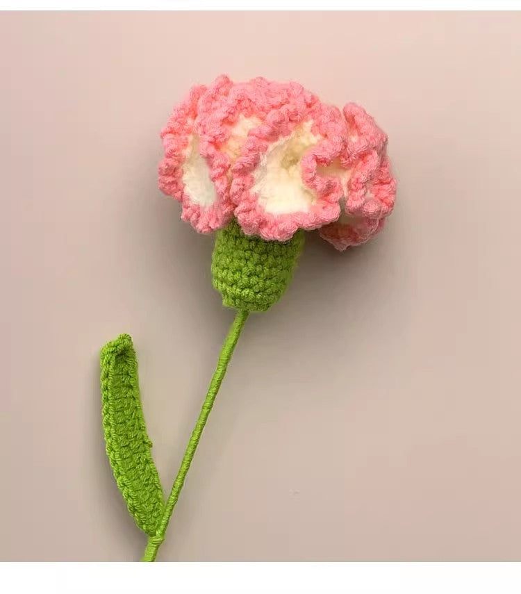 Carnation Bouquet--Handmade Crochet
