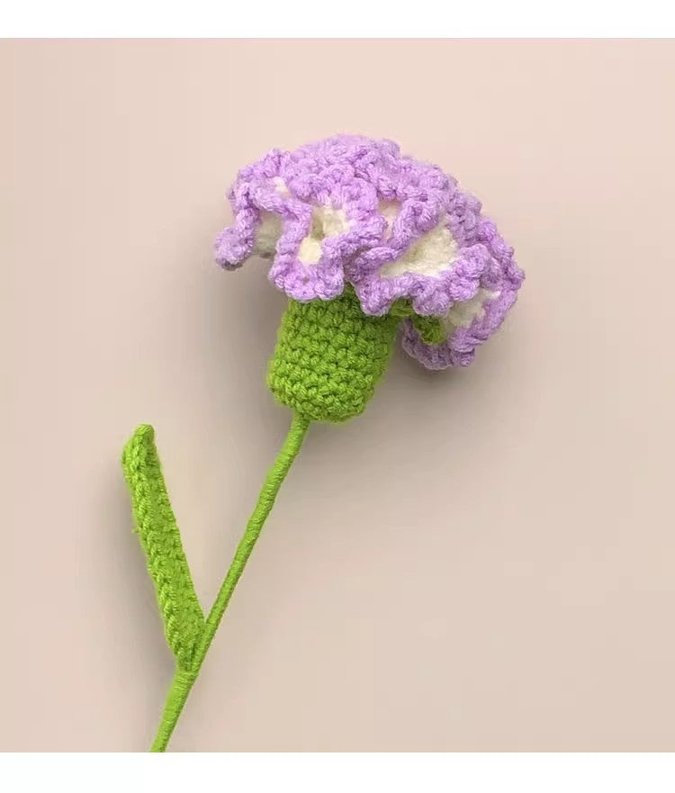 Carnation Bouquet--Handmade Crochet
