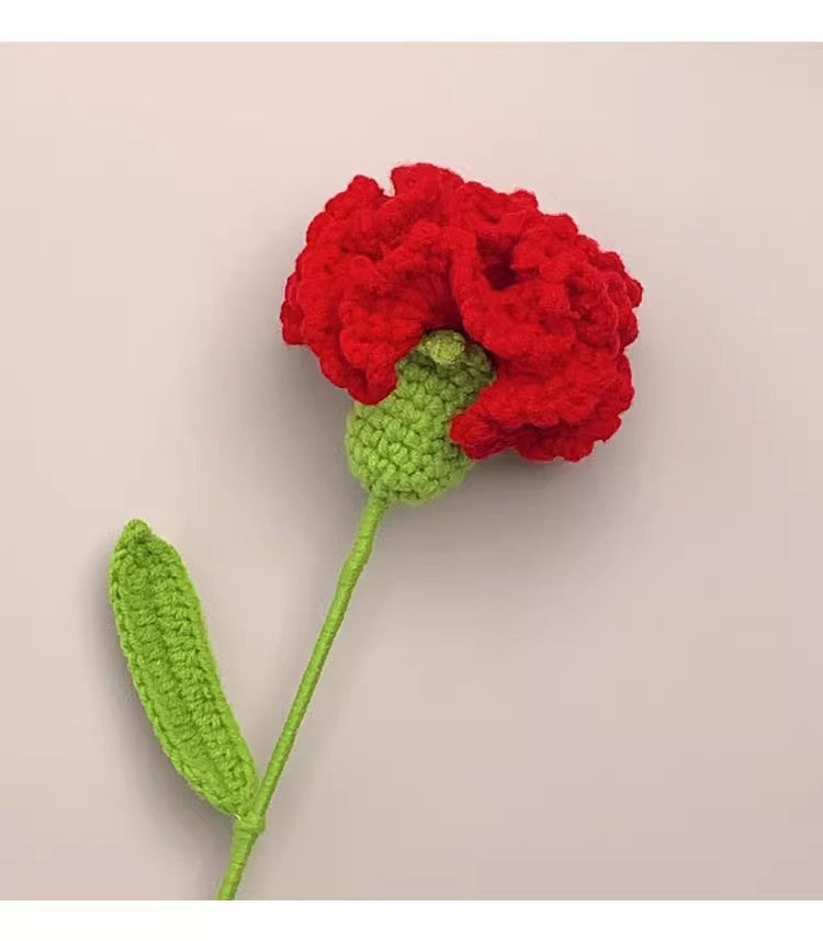 Carnation Bouquet--Handmade Crochet