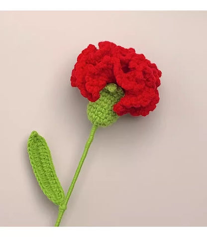 Carnation Bouquet--Handmade Crochet