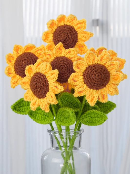 Sunflower Bouquet-Handmade Crochet