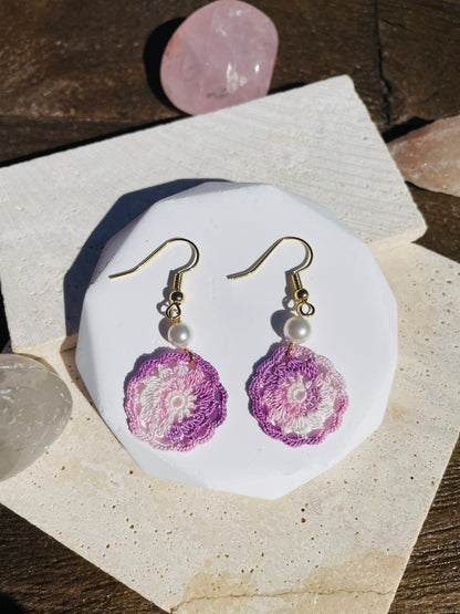 Dream Catcher-Handmade Microchet earrings