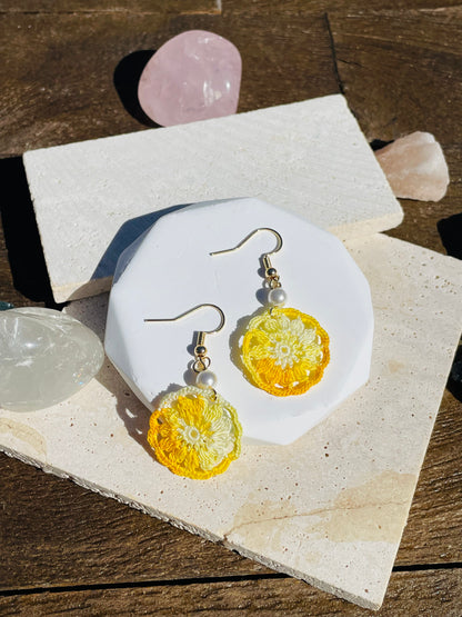 Dream Catcher-Handmade Microchet earrings