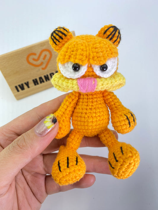 Garfield/Cats/Key Chain-Handmade Crochet