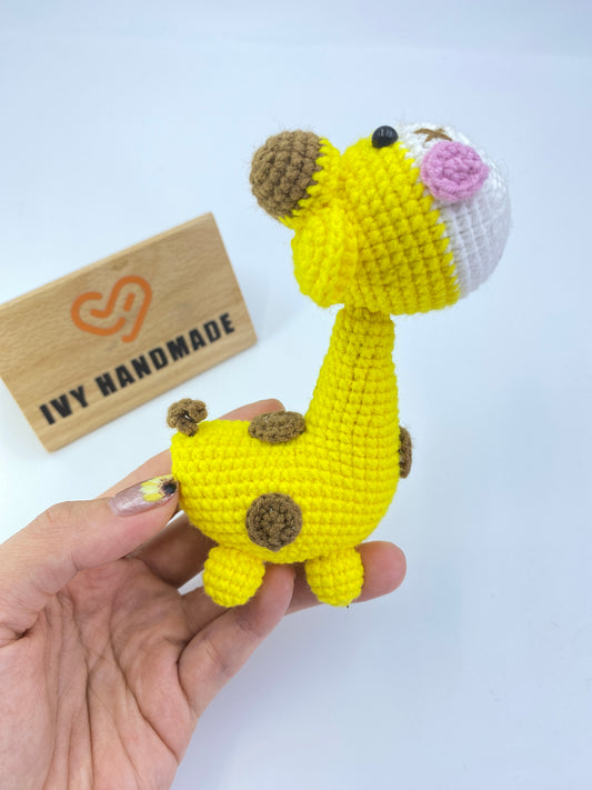 Giraffe/Key Chain-Handmade Crochet