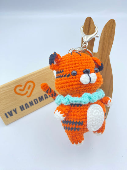 Tiger(s)/Key Chain-Handmade Crochet