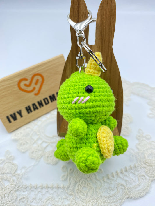 Little Dinosaur/Key chain-Handmade Crochet