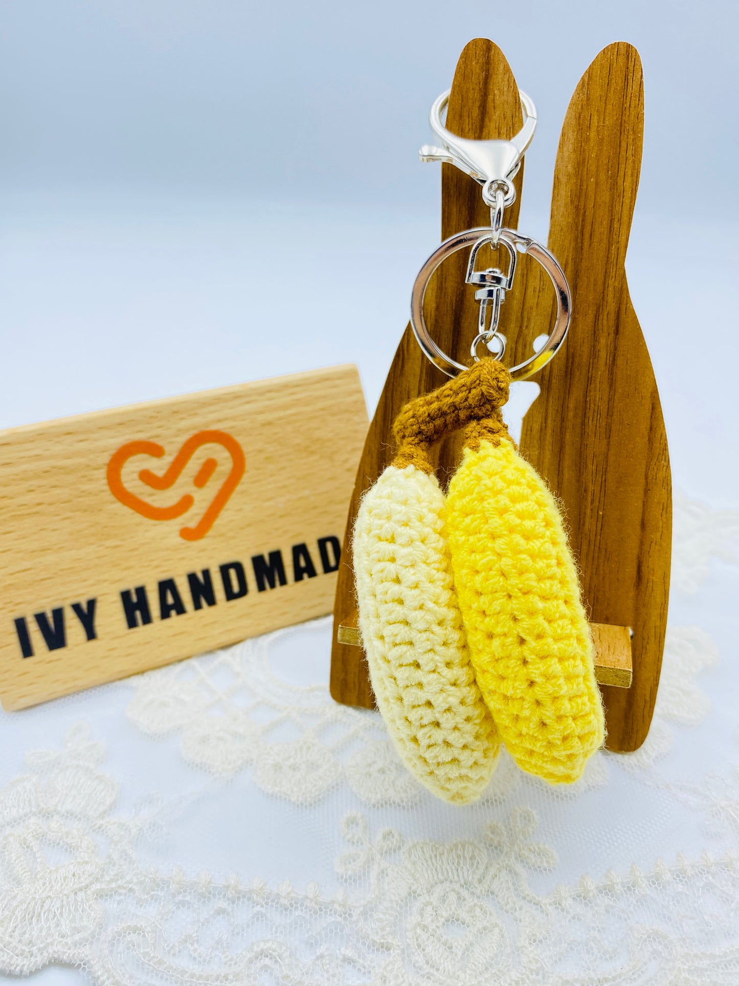 Banana/Key chain-Handmade Crochet
