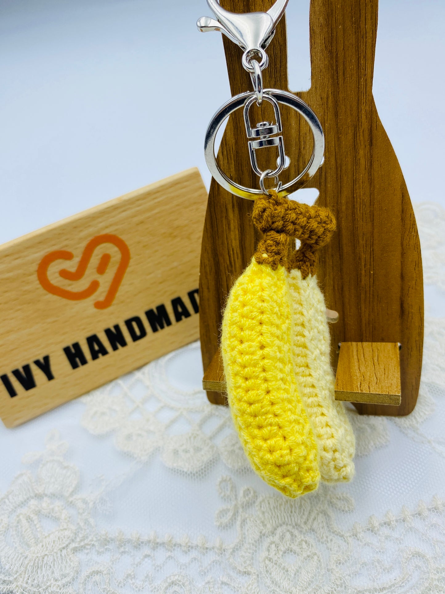 Banana/Key chain-Handmade Crochet