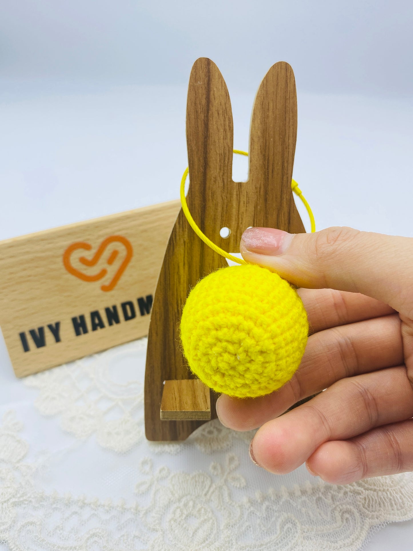 Pears/Key chain-Handmade Crochet