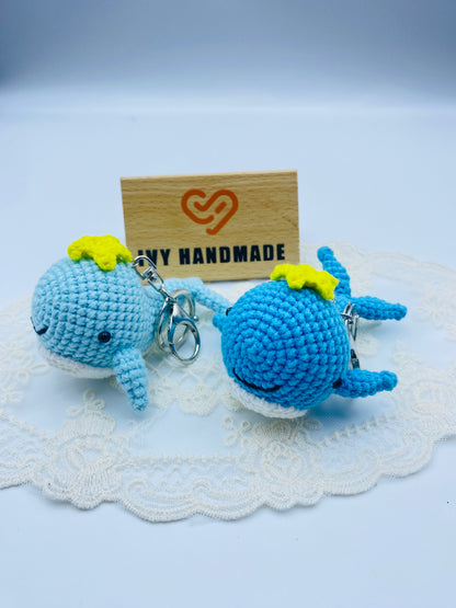 Whale/Key chain-Handmade Crochet