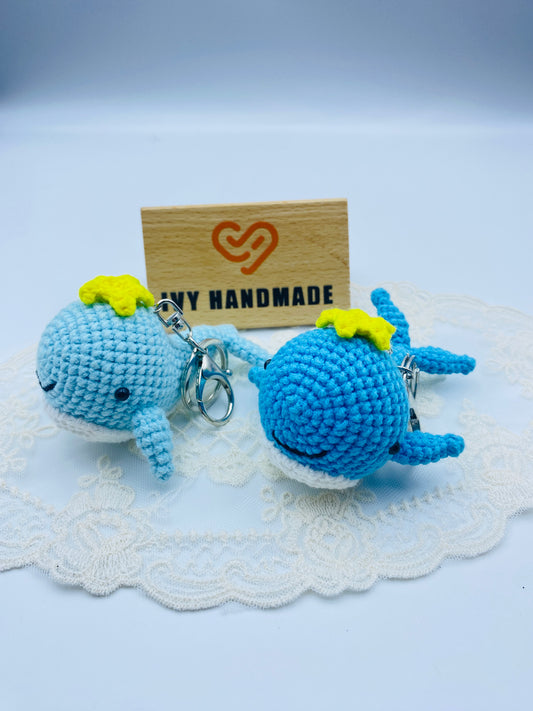 Whale/Key chain-Handmade Crochet