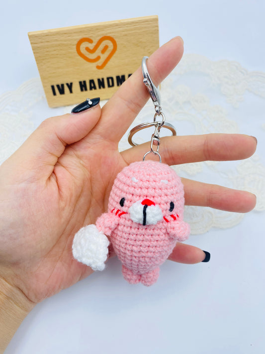 Seal/Key chain-Handmade Crochet