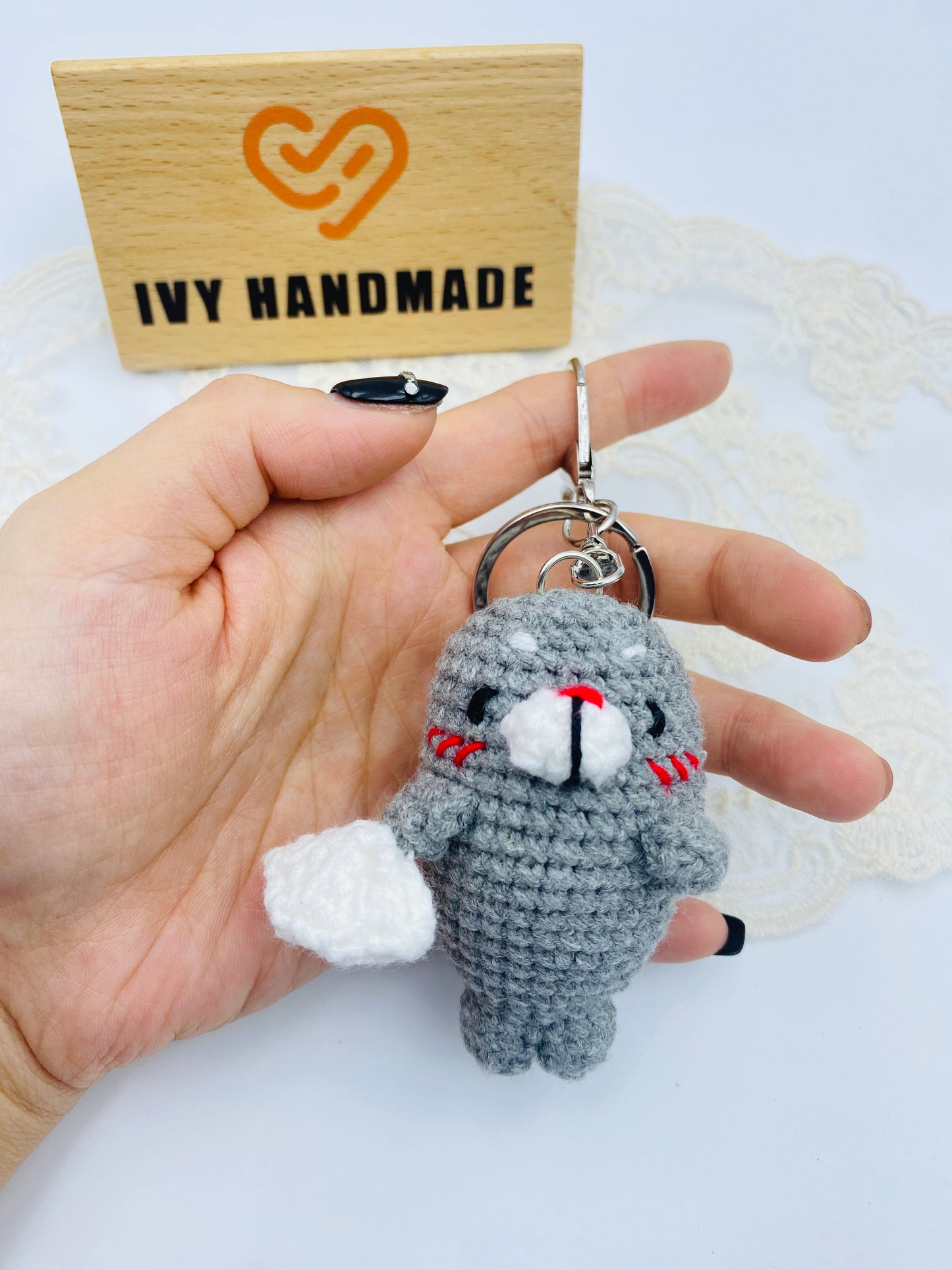 Seal/Key chain-Handmade Crochet