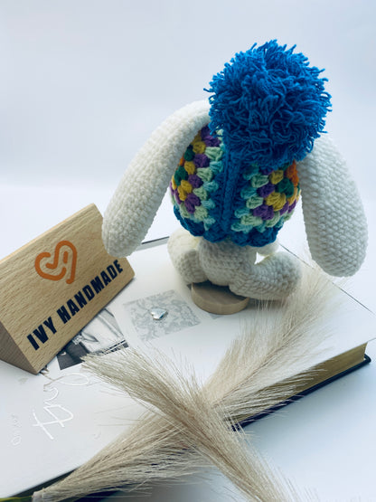 Granny Square Rabbit Bunny-Handmade Crochet