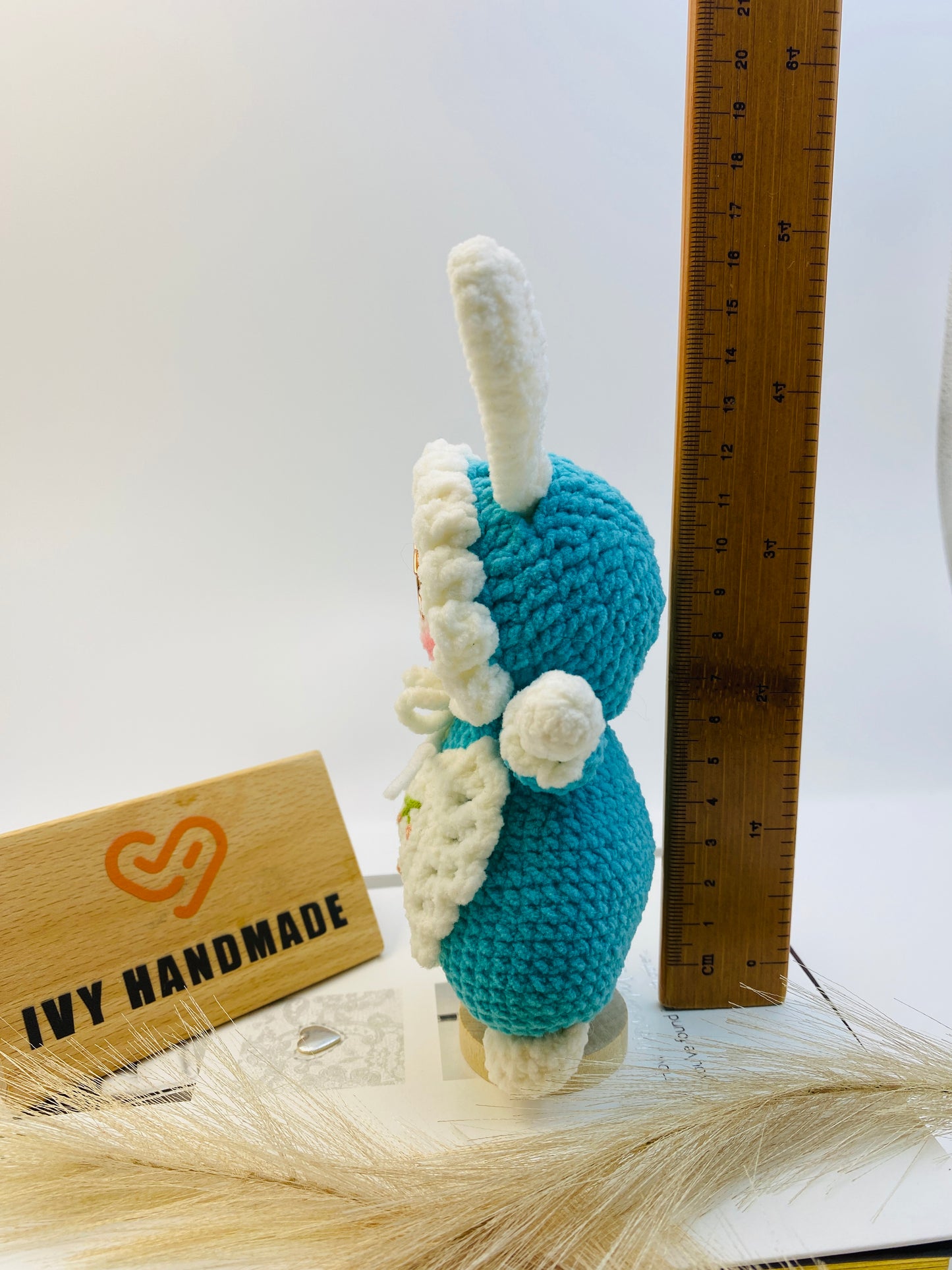 Bunny (The headscarf can be taken off)-Handmade Crochet