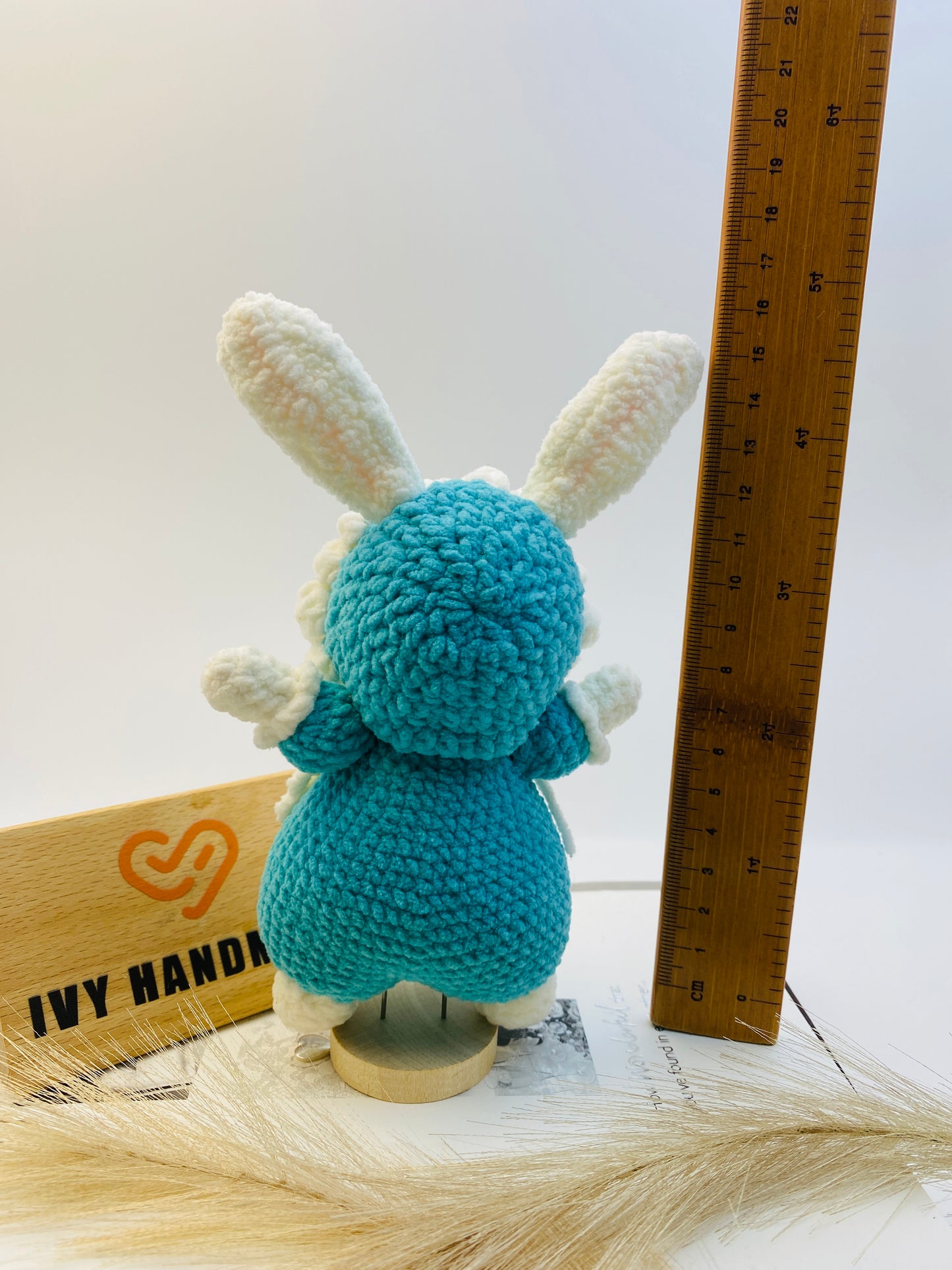 Bunny (The headscarf can be taken off)-Handmade Crochet