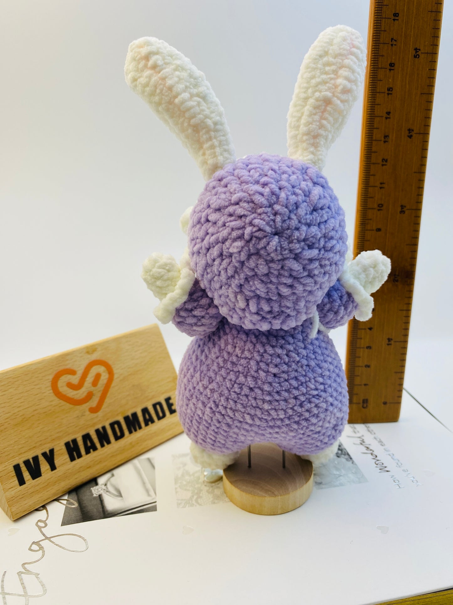 Bunny (The headscarf can be taken off)-Handmade Crochet