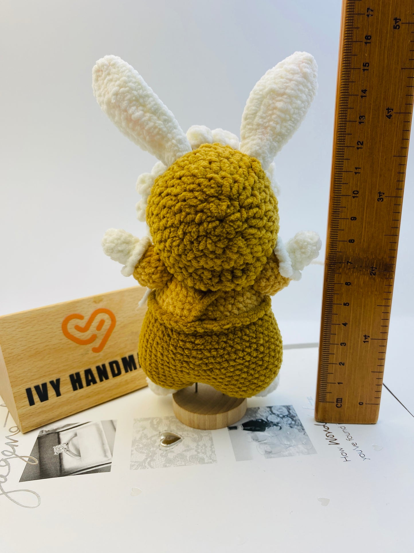 Bunny (The headscarf can be taken off)-Handmade Crochet