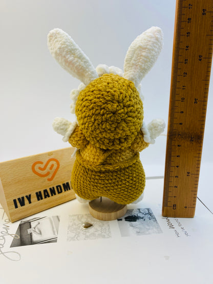 Bunny (The headscarf can be taken off)-Handmade Crochet