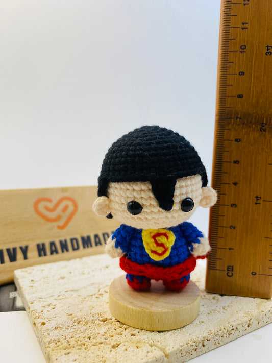 SuperMan/Key Chain-Handmade Crochet
