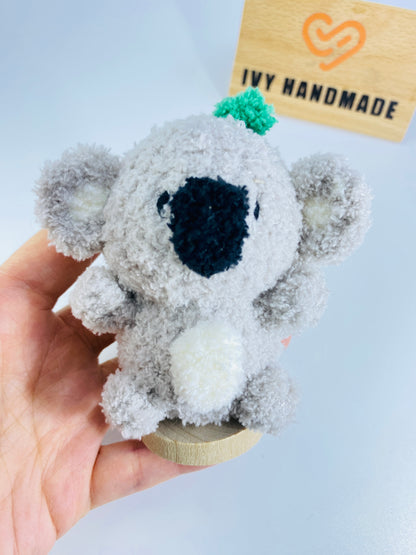 Koala/Fluffy/Key chain-Handmade Crochet