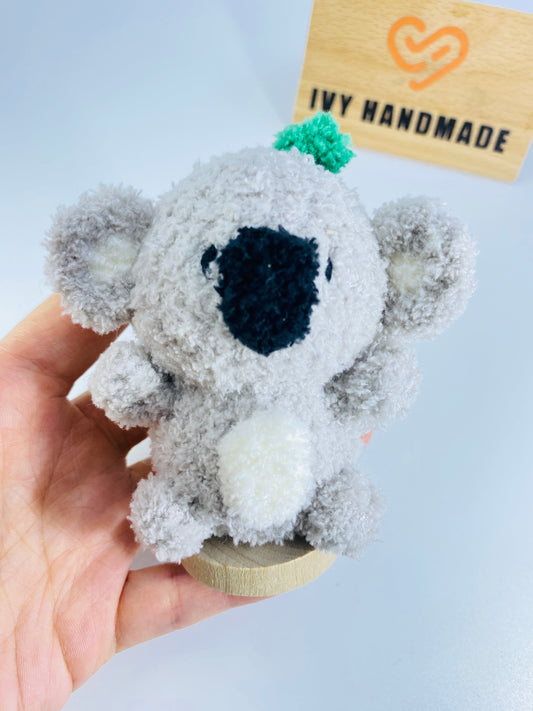 Koala/Fluffy/Key chain-Handmade Crochet