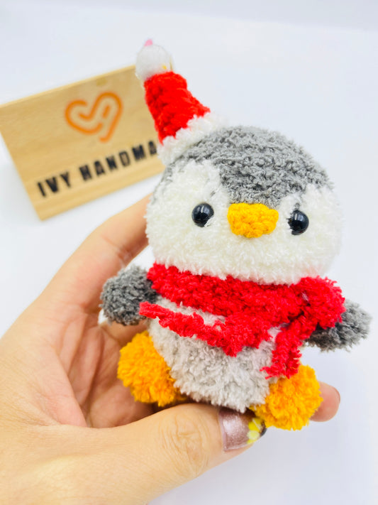 Penguin/Key Chain-Handmade Crochet