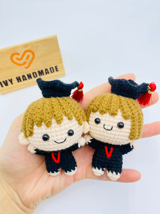 Graduation Dolls/Key Chain-Handmade Crochet