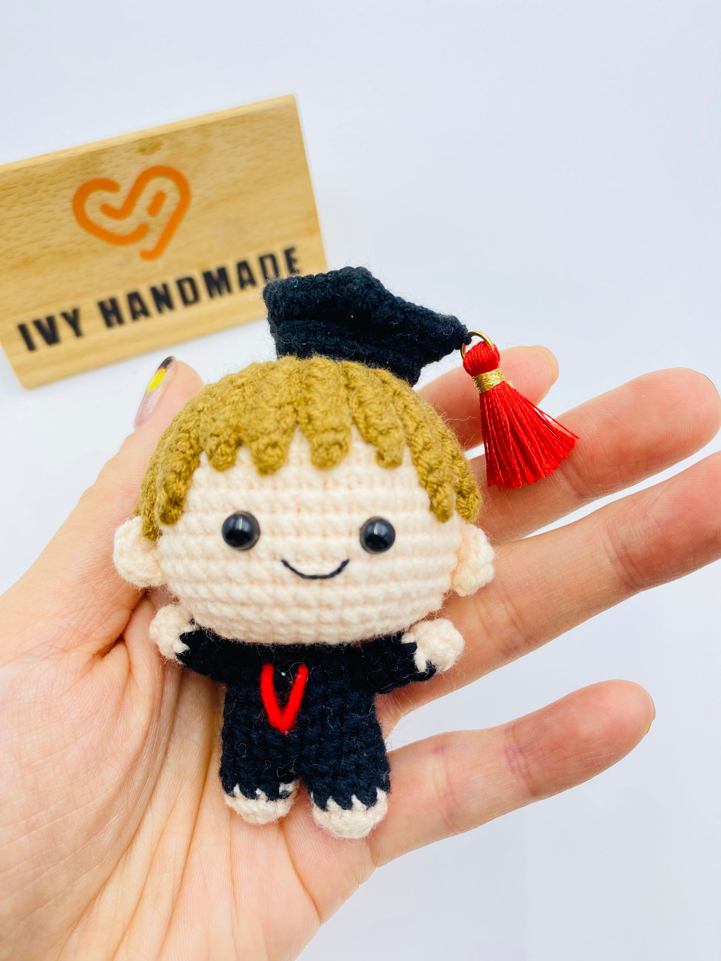 Graduation Dolls/Key Chain-Handmade Crochet