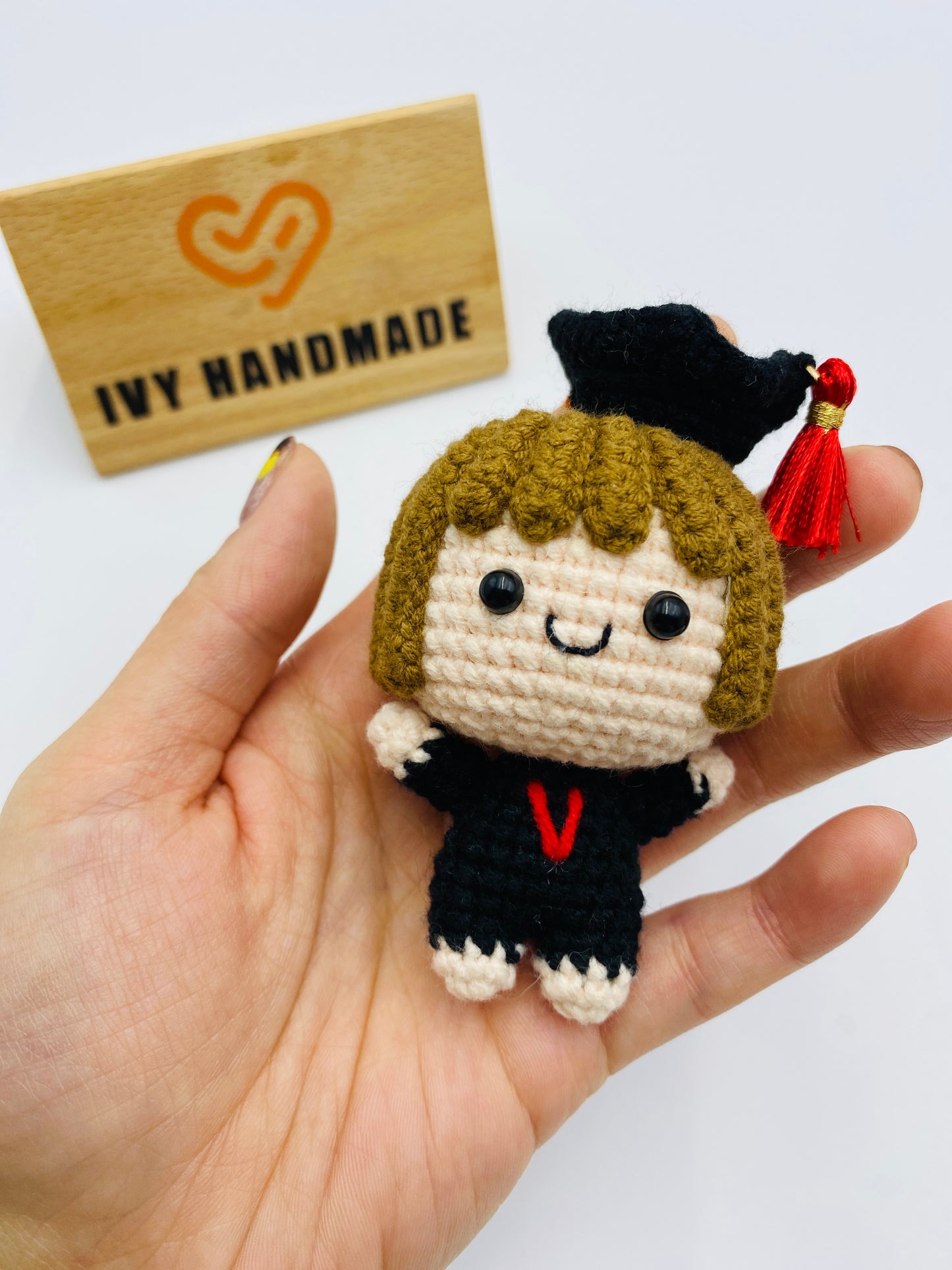 Graduation Dolls/Key Chain-Handmade Crochet