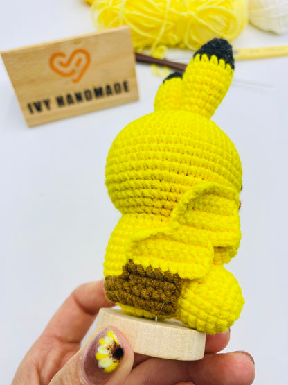 Pickachu/Key Chain-Handmade Crochet