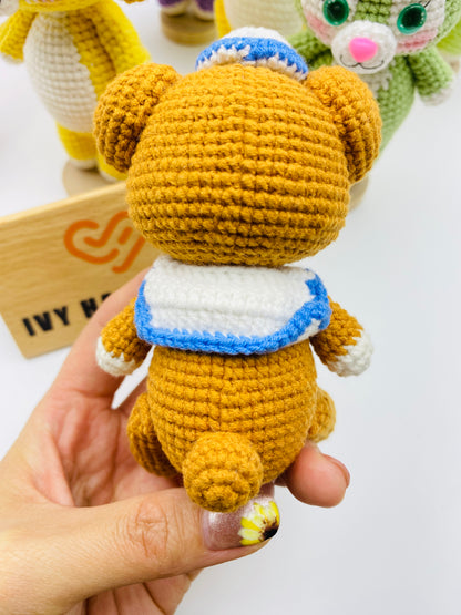 Duffy and friends(Cotton) (Can stand and sit)-Handmade Crochet