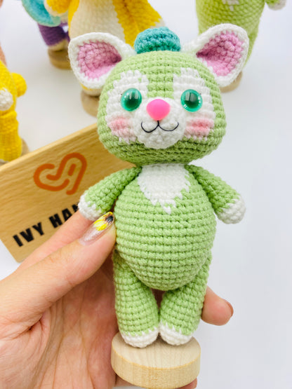 Duffy and friends(Cotton) (Can stand and sit)-Handmade Crochet