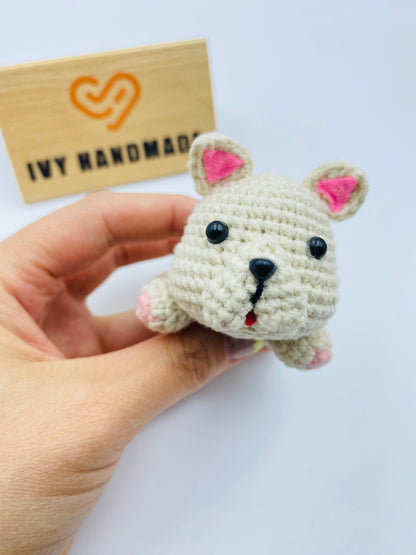 French BullDog-Handmade Crochet