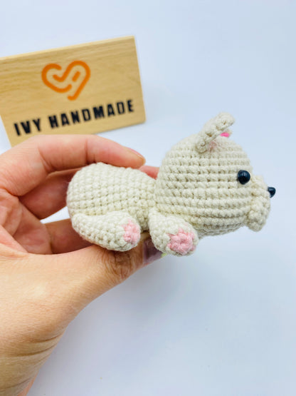 French BullDog-Handmade Crochet