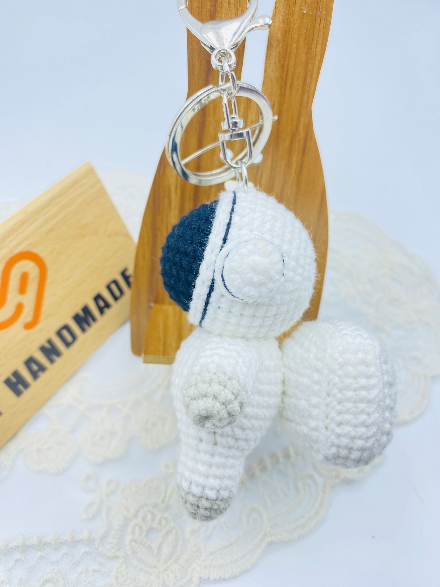Astronaut/Key Chain-Handmade Crochet