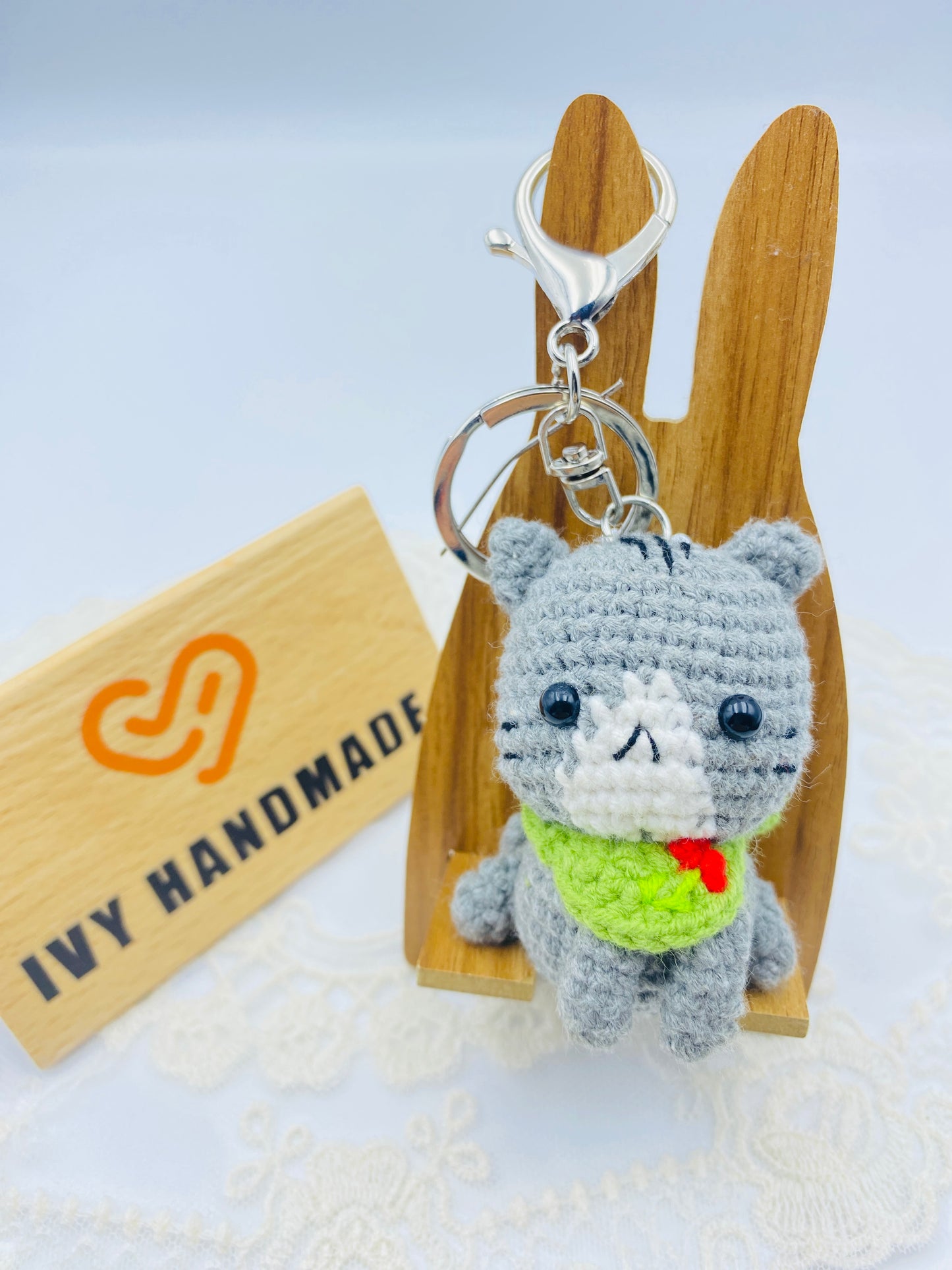 Cats/Cotton/key Chain-Handmade Crochet