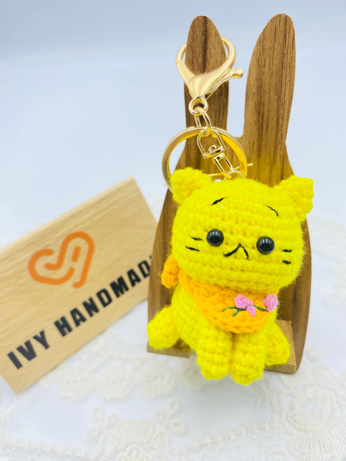 Cats/Cotton/key Chain-Handmade Crochet