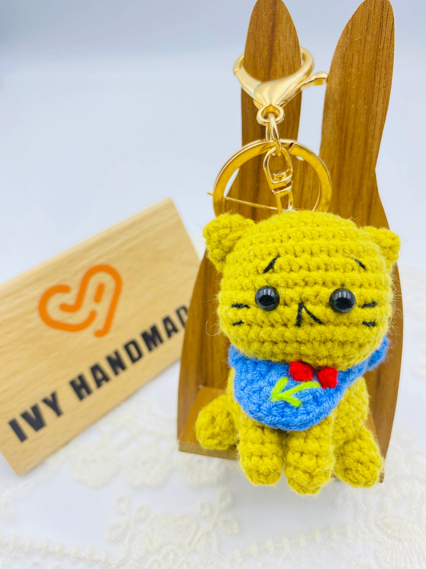 Cats/Cotton/key Chain-Handmade Crochet