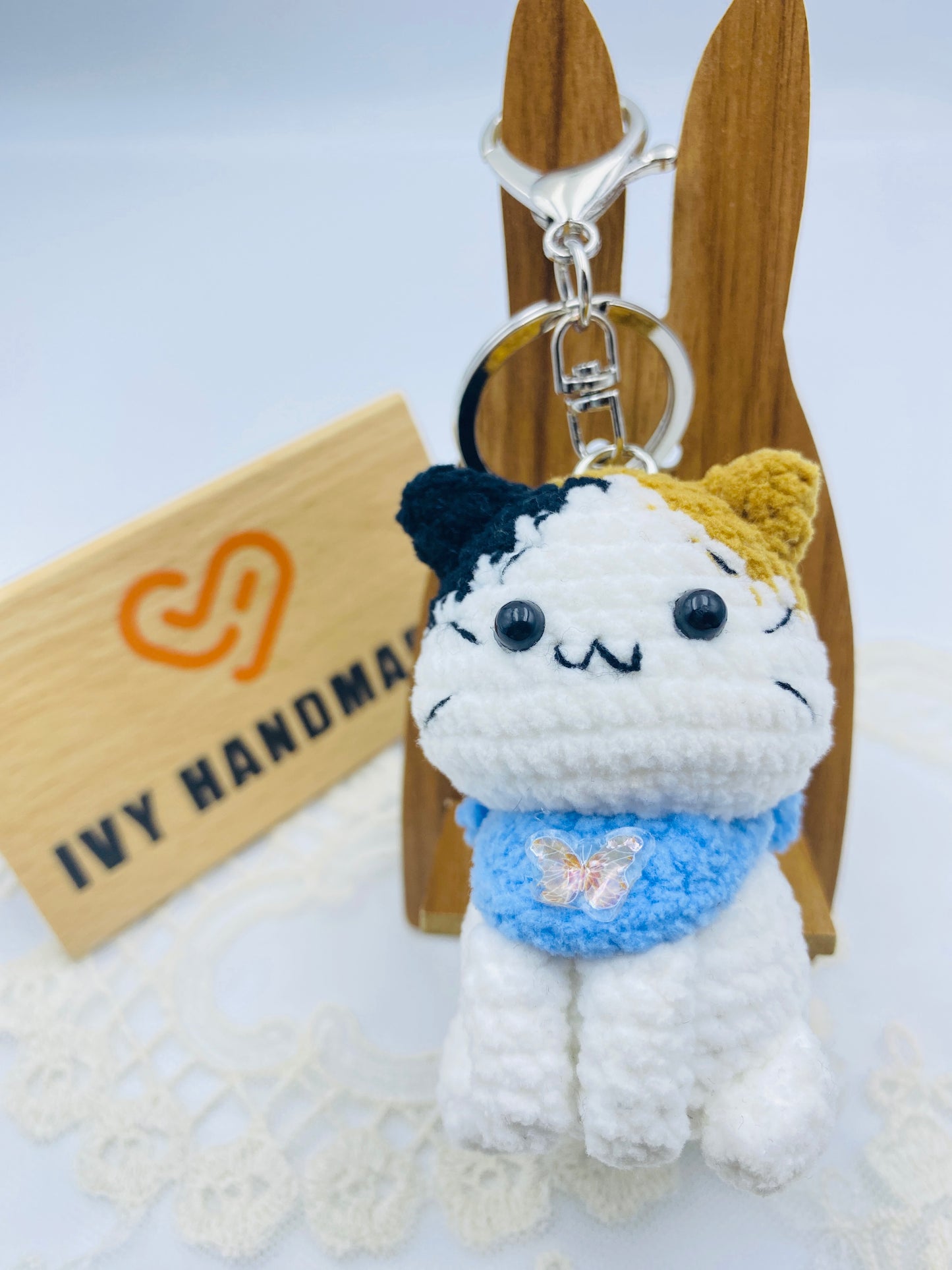 Cats/Key Chain-Handmade Crochet