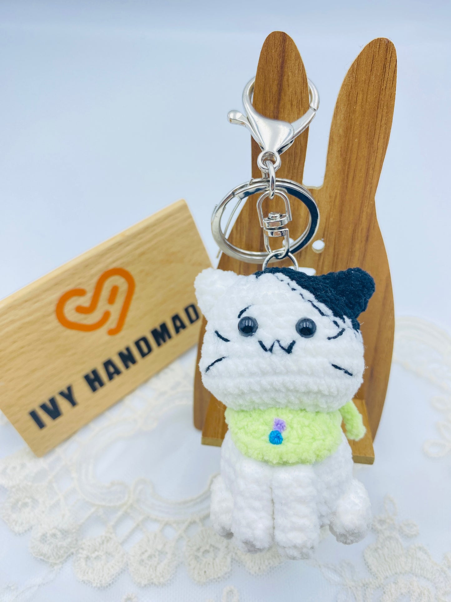 Cats/Key Chain-Handmade Crochet
