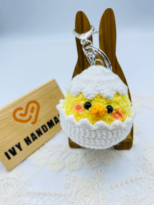 Eggy /Littlechick/Key Chain-Handmade Crochet