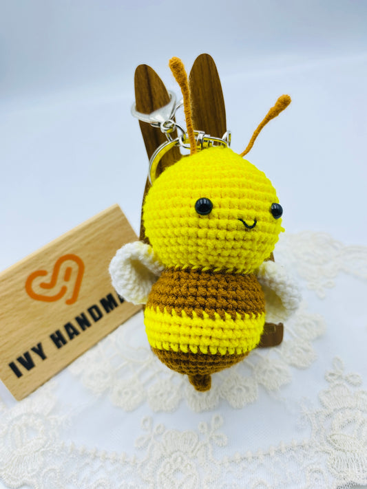 Bee /Key Chain-Handmade Crochet